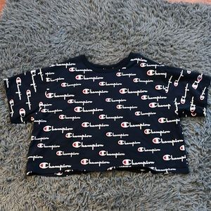 Champion cropped tee 2xl